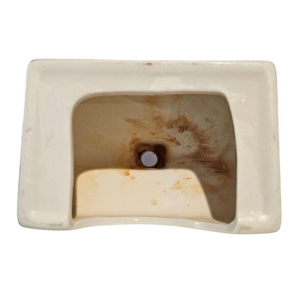 Village Pub Irish Scottish Ceramic Turf Peat Incense Burner Building ONLY Damage - Picture 6 of 9